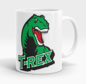 Mug blanc, T-Rex