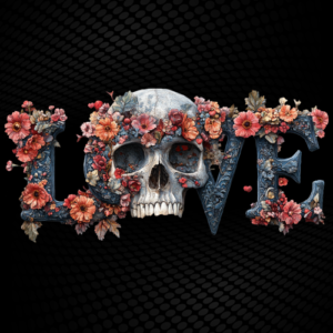 Love Skull Flower