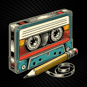 cassette vintage rembobine