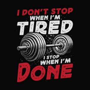 I Stop when I m Done