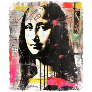 Mona Lisa Grafiti Pop Art