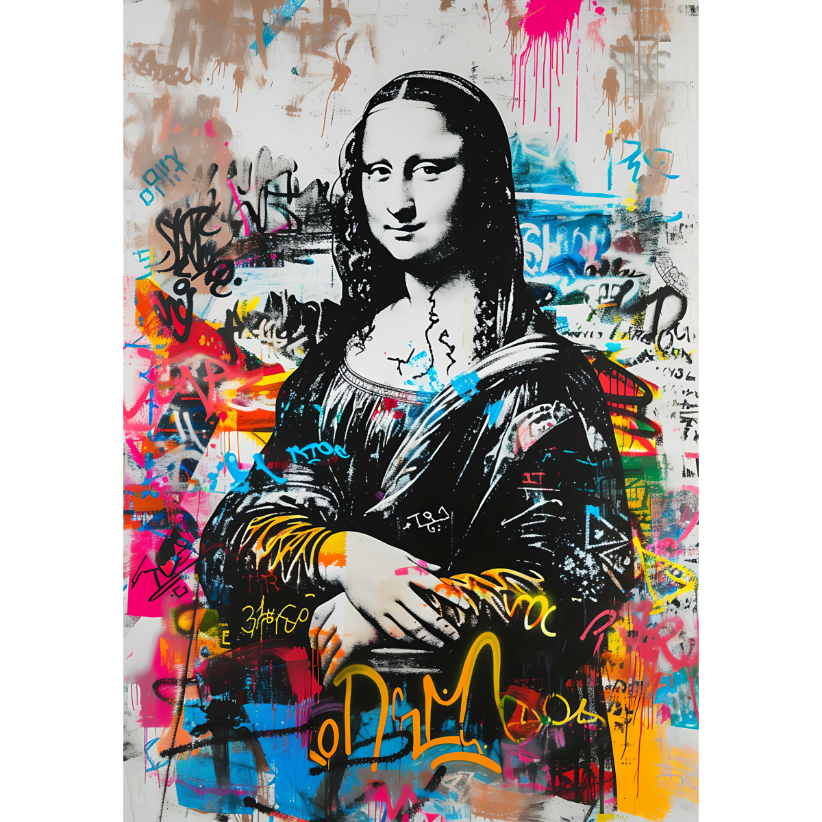 Mona Lisa Pop Art