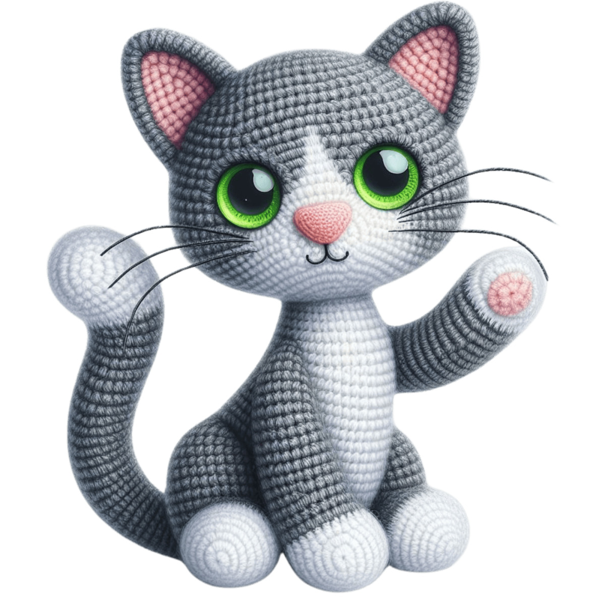 Petit chat au crochet