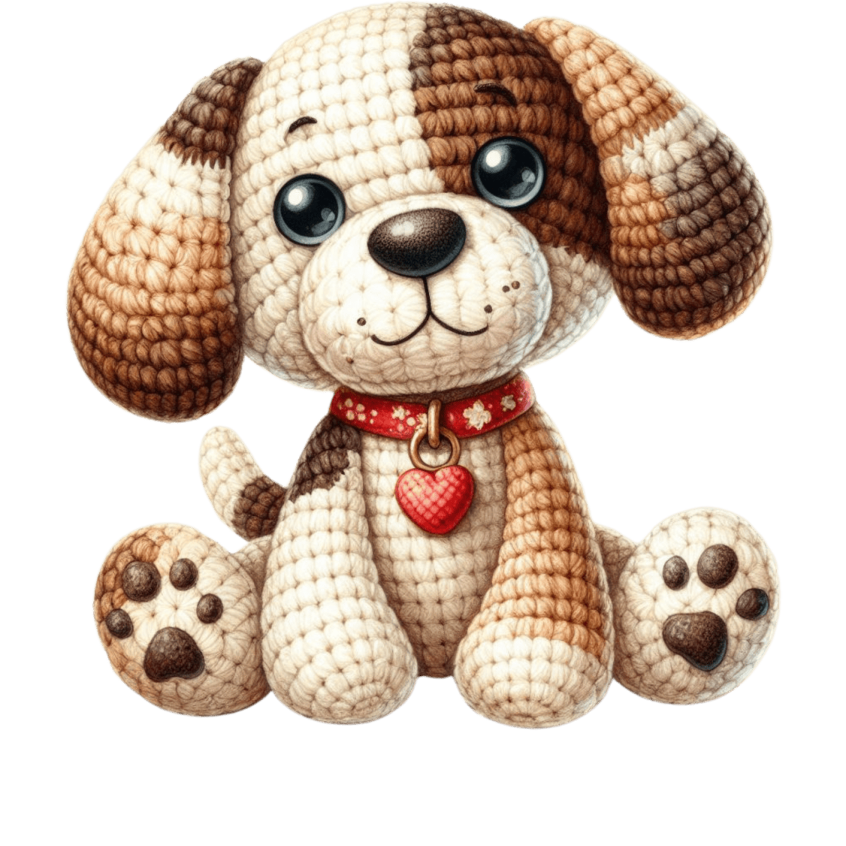 Petit chien au crochet
