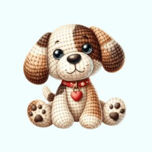Petit chien au crochet