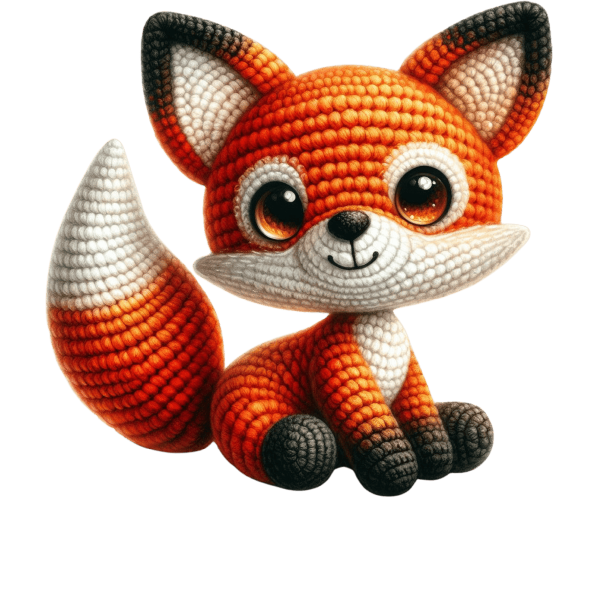 Renard en crochet