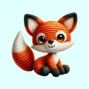 Renard en crochet