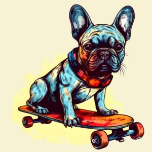 Skater Bull Dog Francais