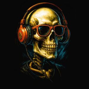 Skull Deejay Dj Halftones