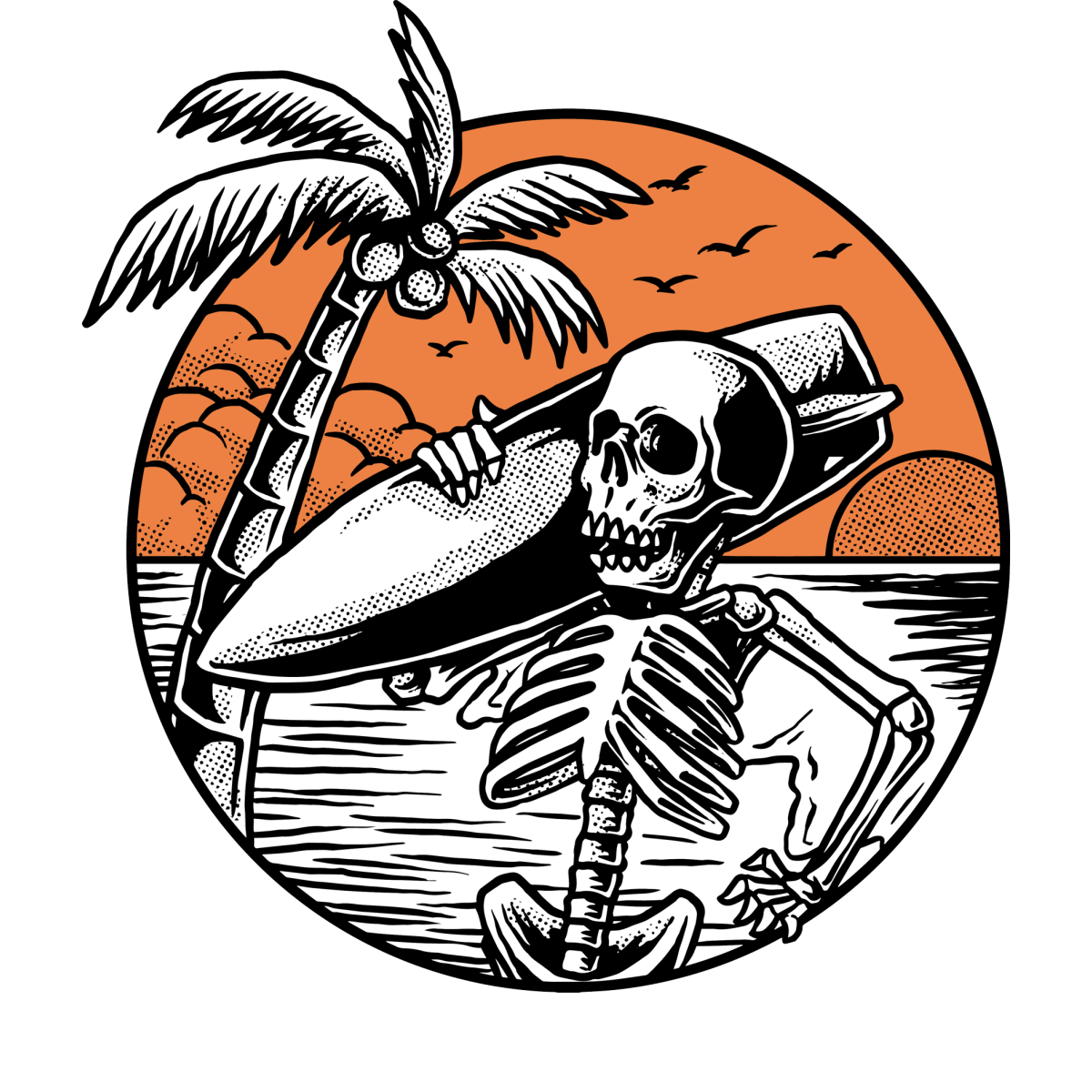 Surfer Skeleton