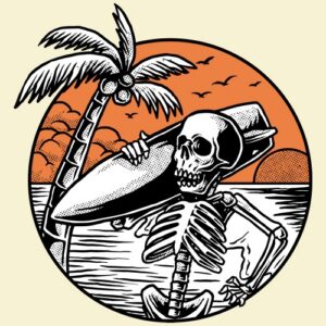 Surfer Skeleton