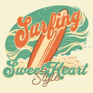 Surfing Sweetheart Style