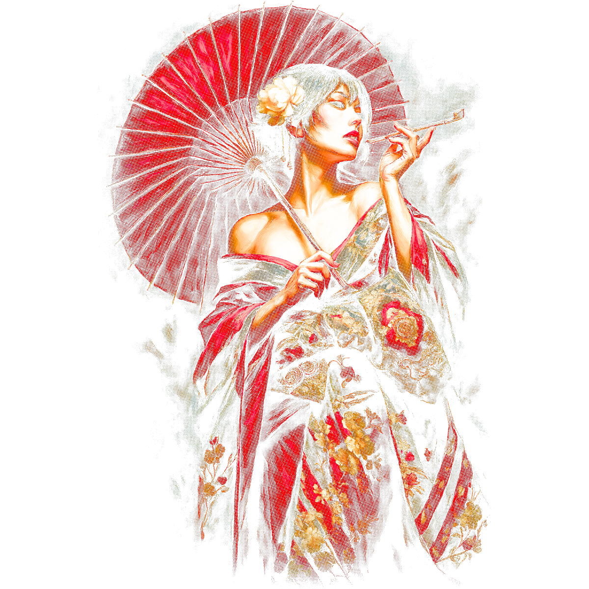 Umbrella and Smoke Asia