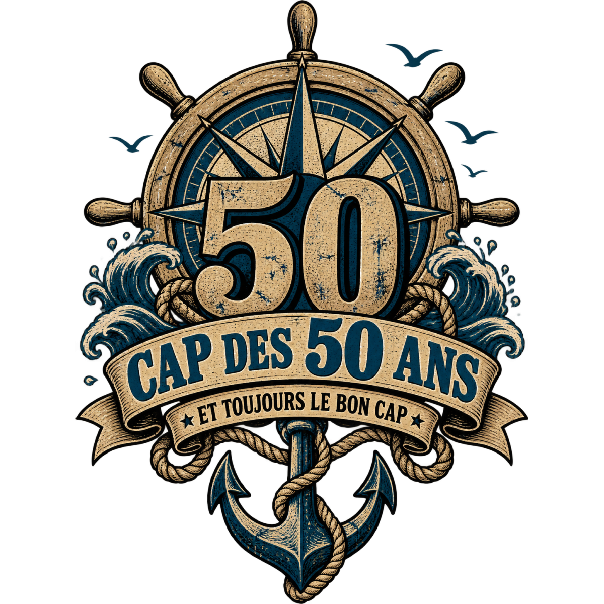 Anniversaire Cap Nautique Ancre 50
