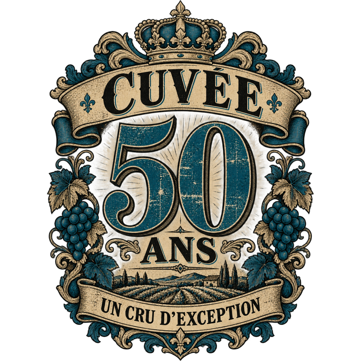 Anniversaire Cuvee Vignoble Royal 50