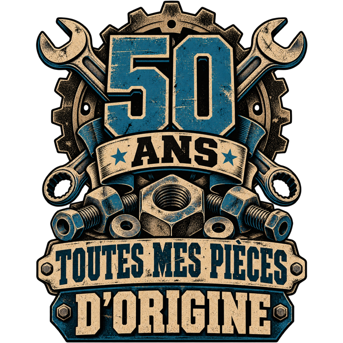 Anniversaire Pieces Outils Industrie 50
