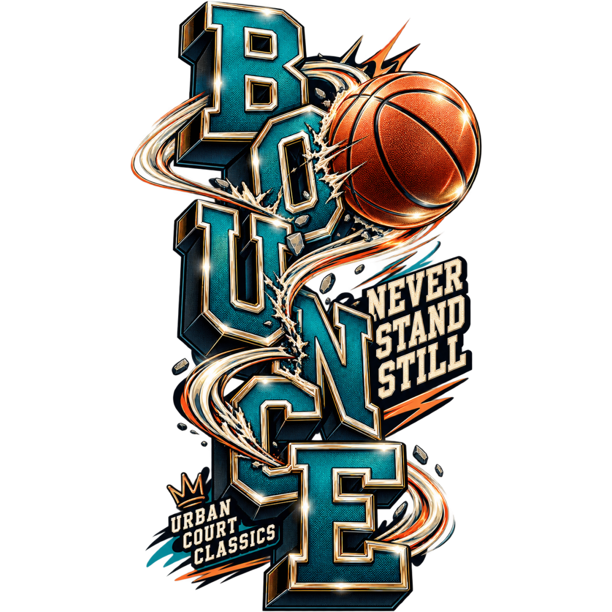 Basketball Bounce Never Stand Still