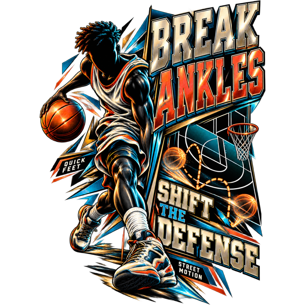 Basketball Break Ankles Street Motion