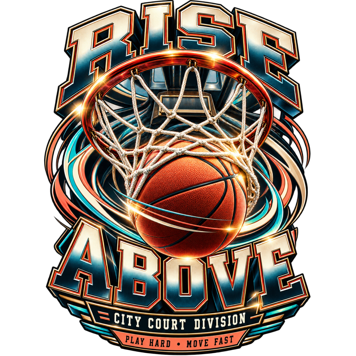 Basketball Rise Above City Court