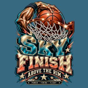 Basketball Sky Finish Above Rim