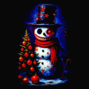 Bonhomme de Neige effrayant