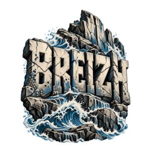 Breizh Rochers Vagues Granit Sauvage