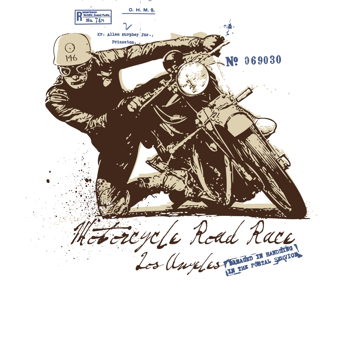 Cafe Motorcycle Road Race La