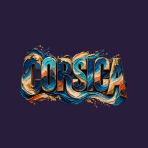 Corsica effet peinture éclaboussures colorées