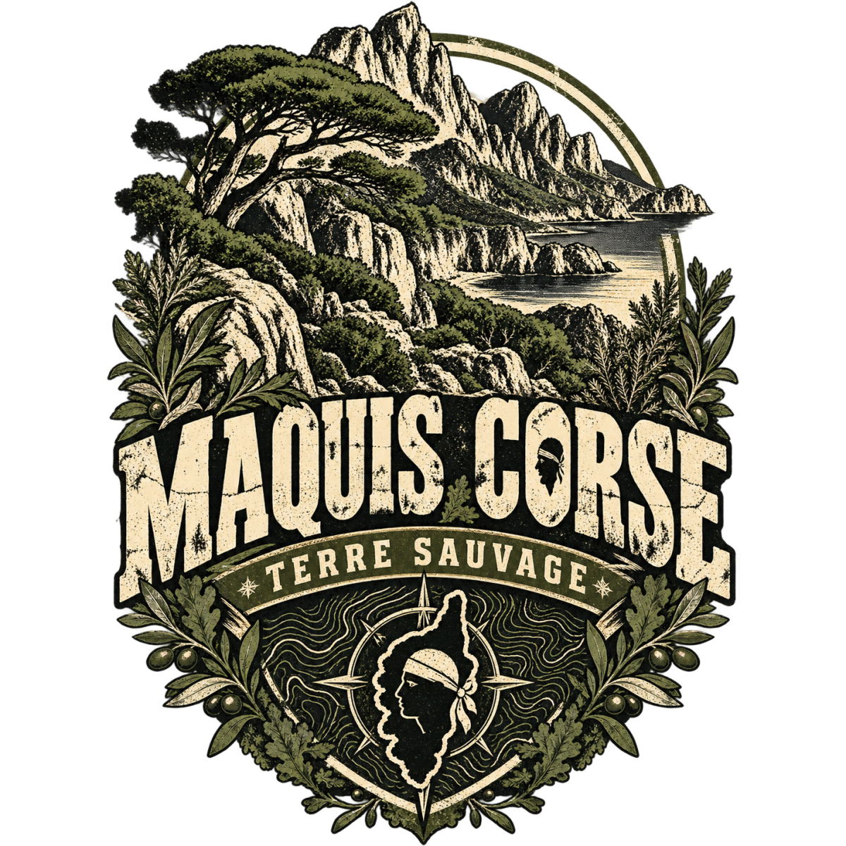 Corsica Maquis Terre Sauvage Montagnes