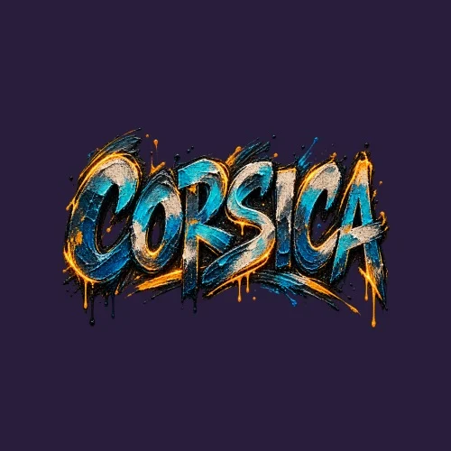 Corsica urbain style graffiti