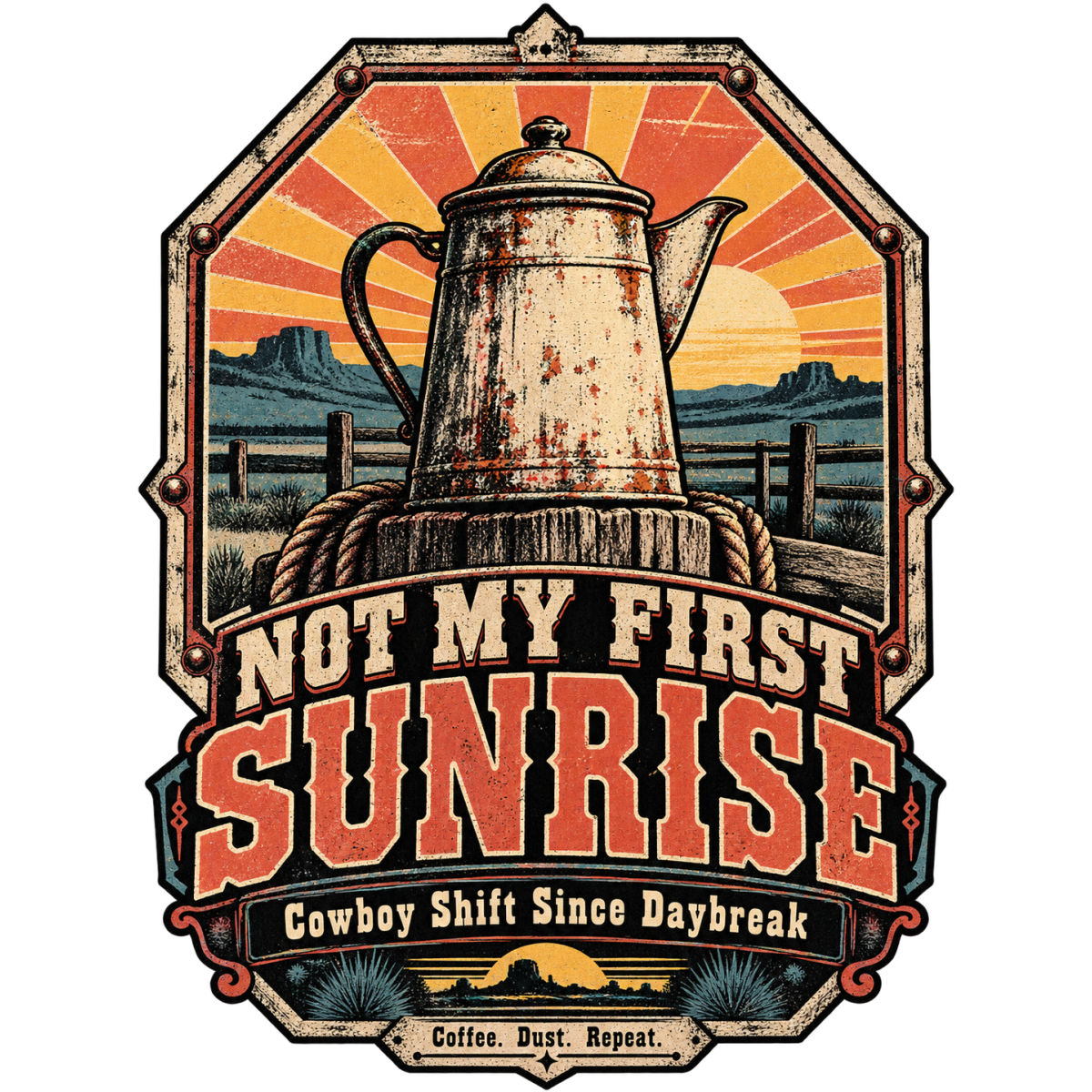 Cowboy Sunrise Coffee Shift