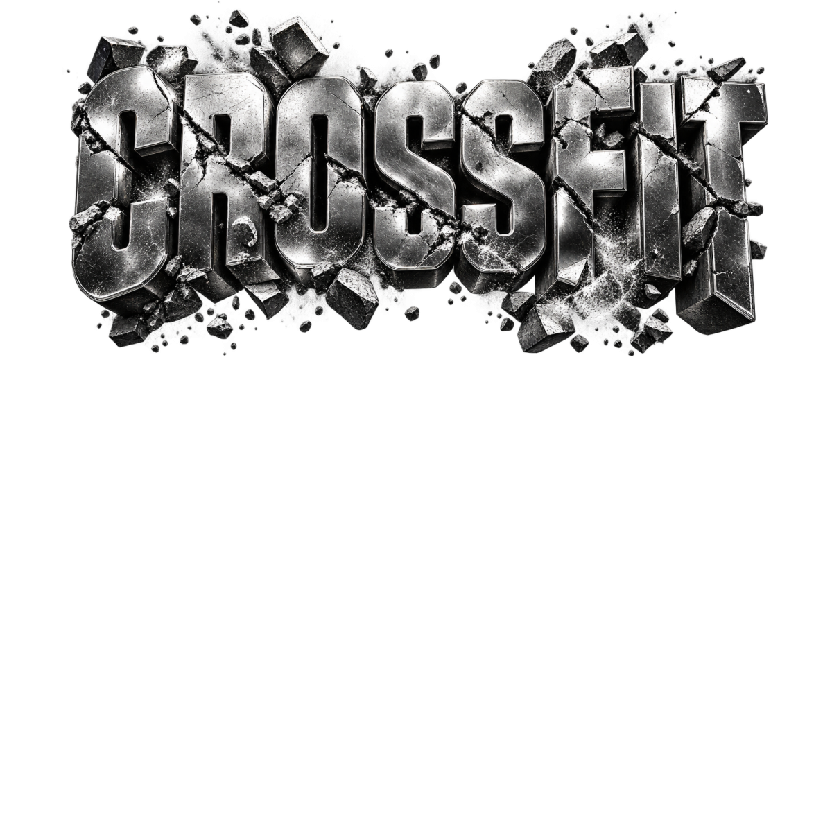 Crossfit Acier Fracture Eclats Brillants