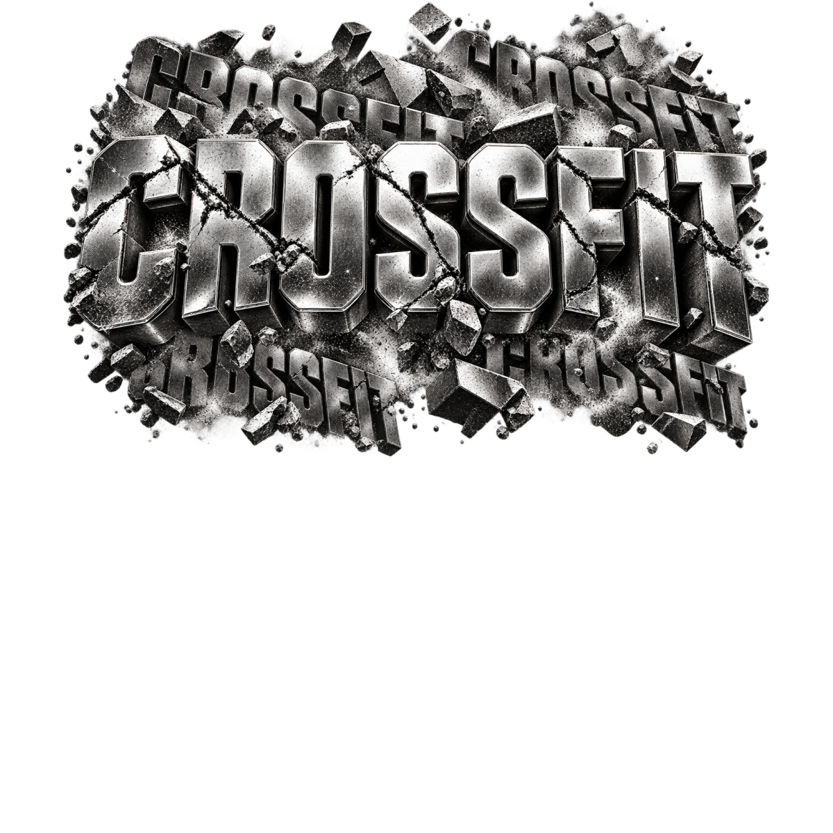 Crossfit Echos Superposes Fragments Metalliques