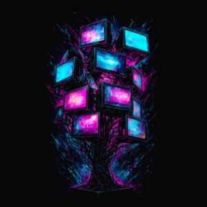 Cyberpunk Arbre à télé