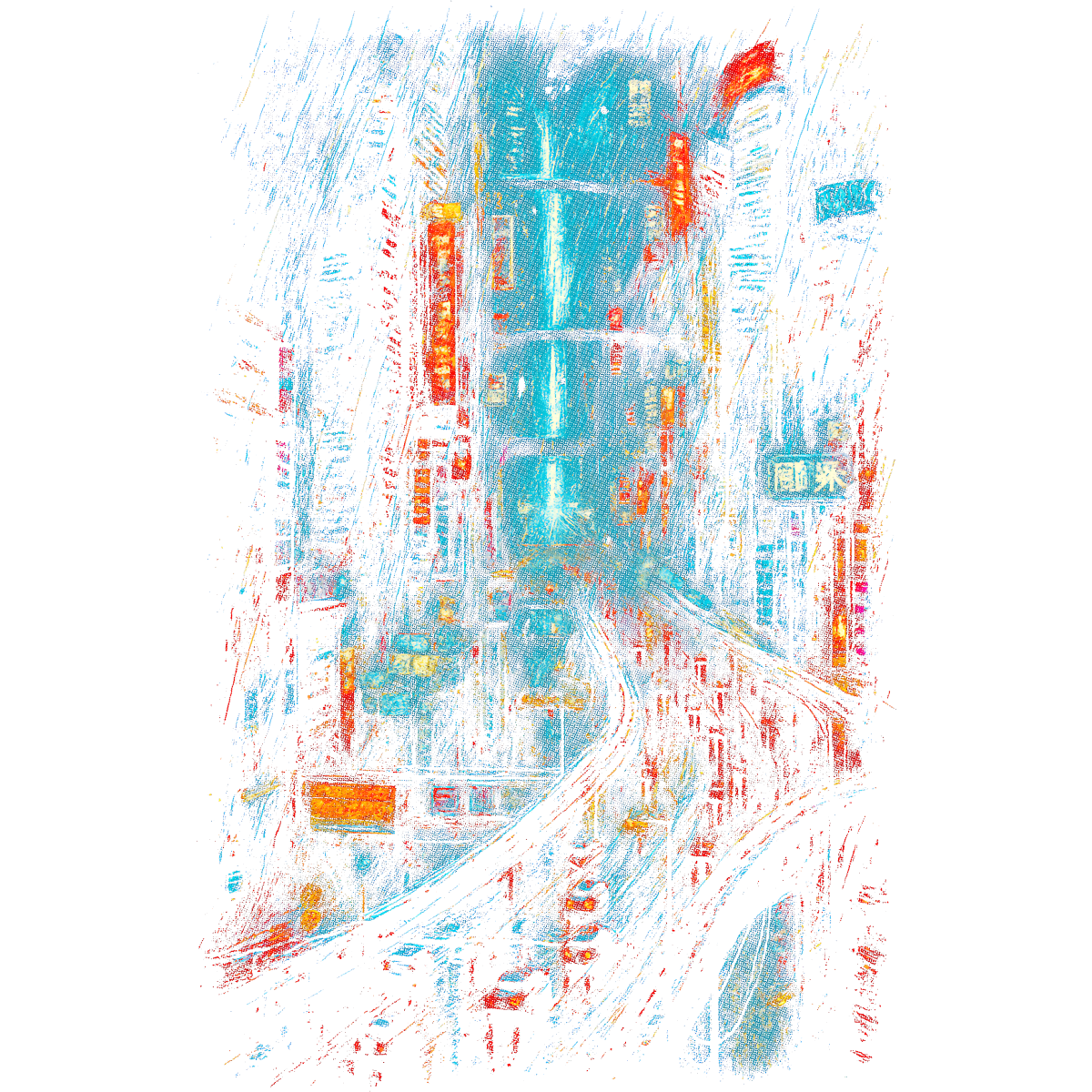 Cyberpunk Autoroute des vacances