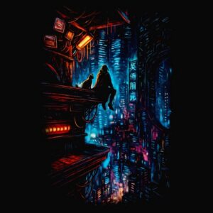 Cyberpunk Cat and me