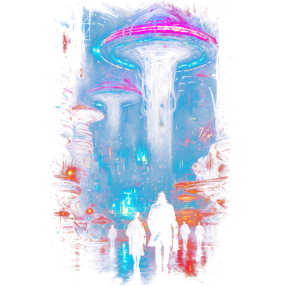 Cyberpunk Champi Town