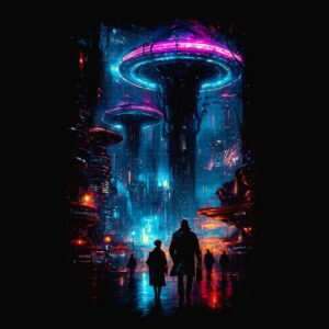 Cyberpunk Champi Town
