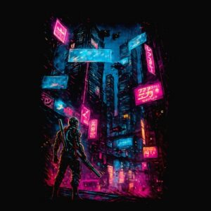 Cyberpunk Fight en Ville