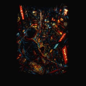 Cyberpunk High City View