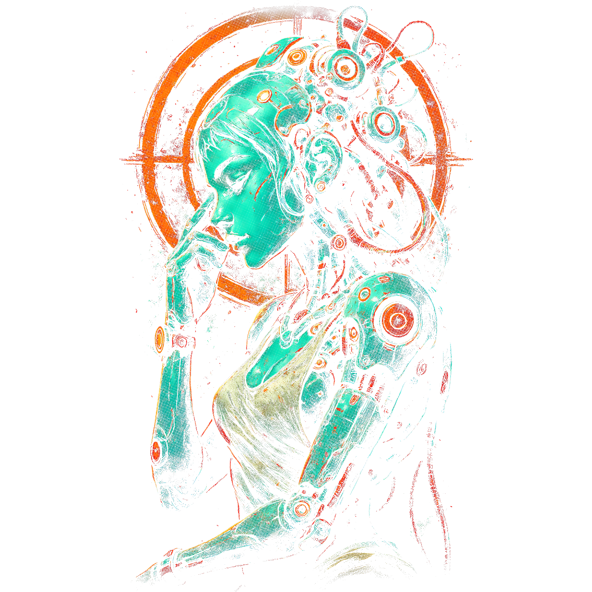 Cyberpunk Je pense donc je suis