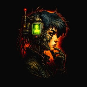 Cyberpunk Listening my watching