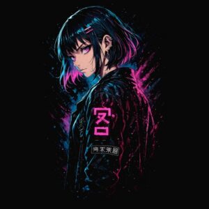 Cyberpunk Manga watching You
