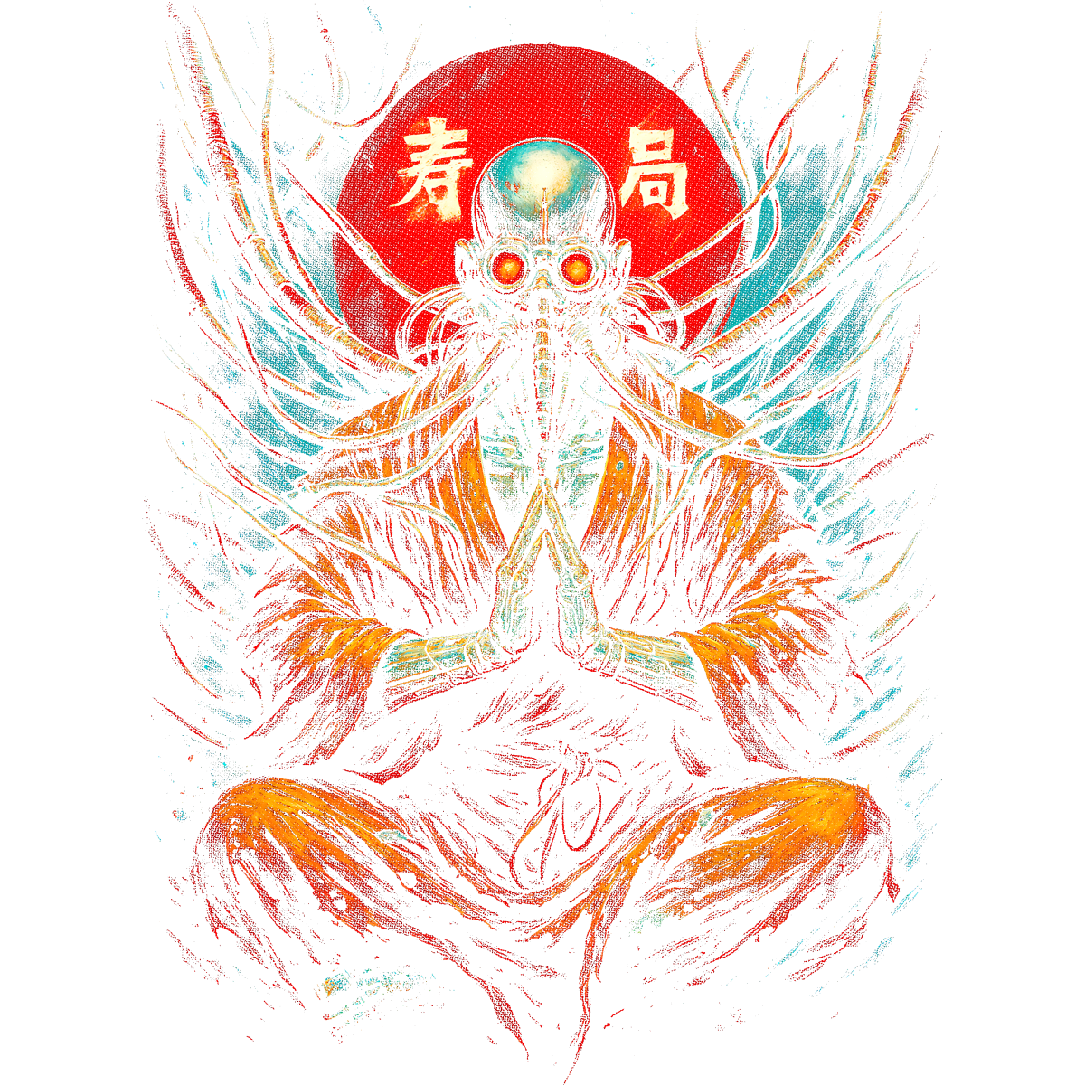 Cyberpunk Meditation Japonaise