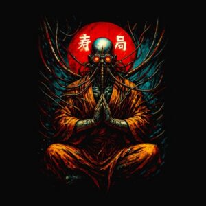 Cyberpunk Meditation Japonaise