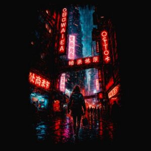 Cyberpunk Shopping in Tokyo