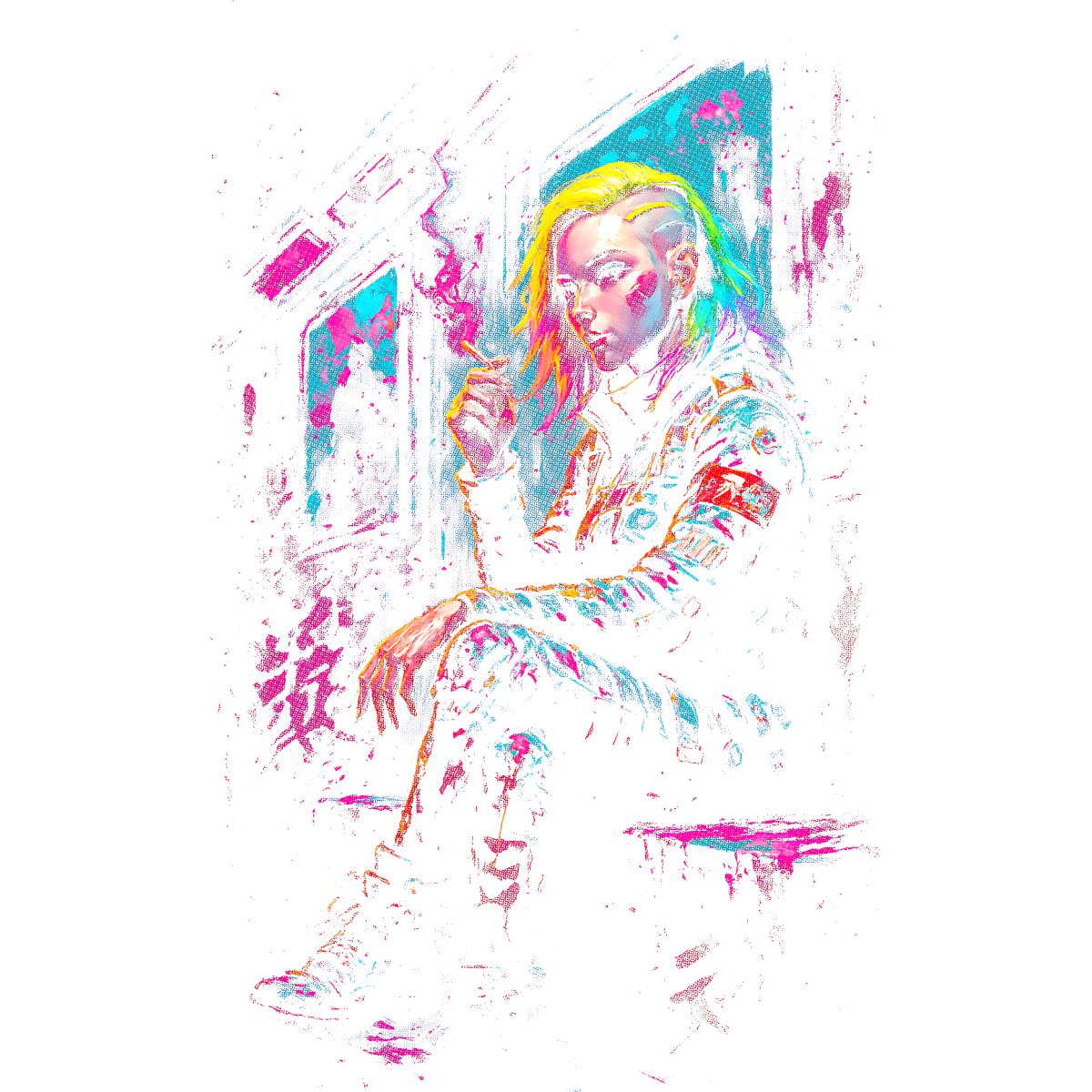 Cyberpunk Smoking