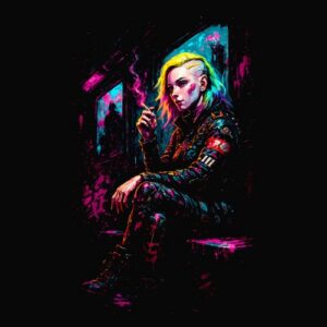 Cyberpunk Smoking