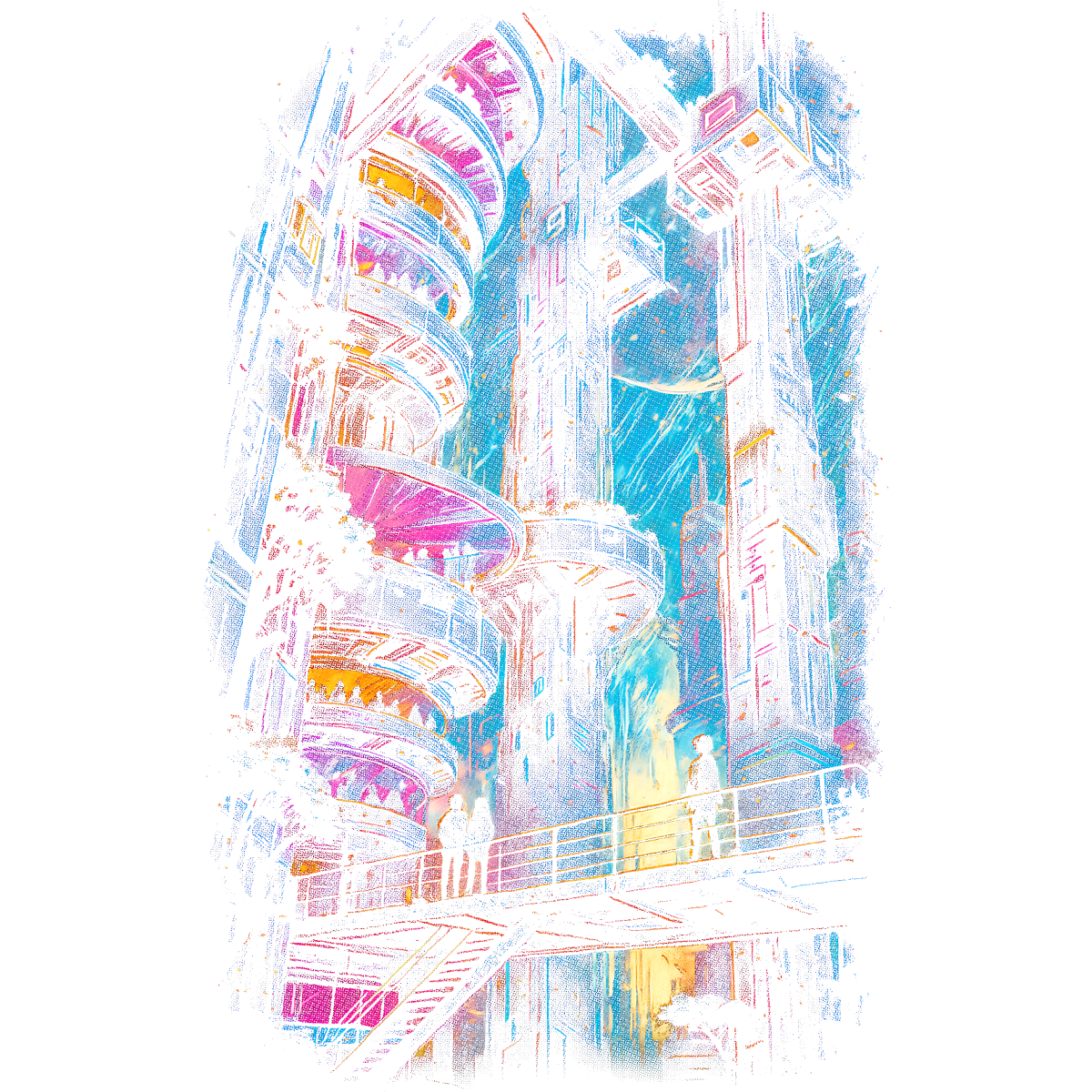 Cyberpunk tour en Ville
