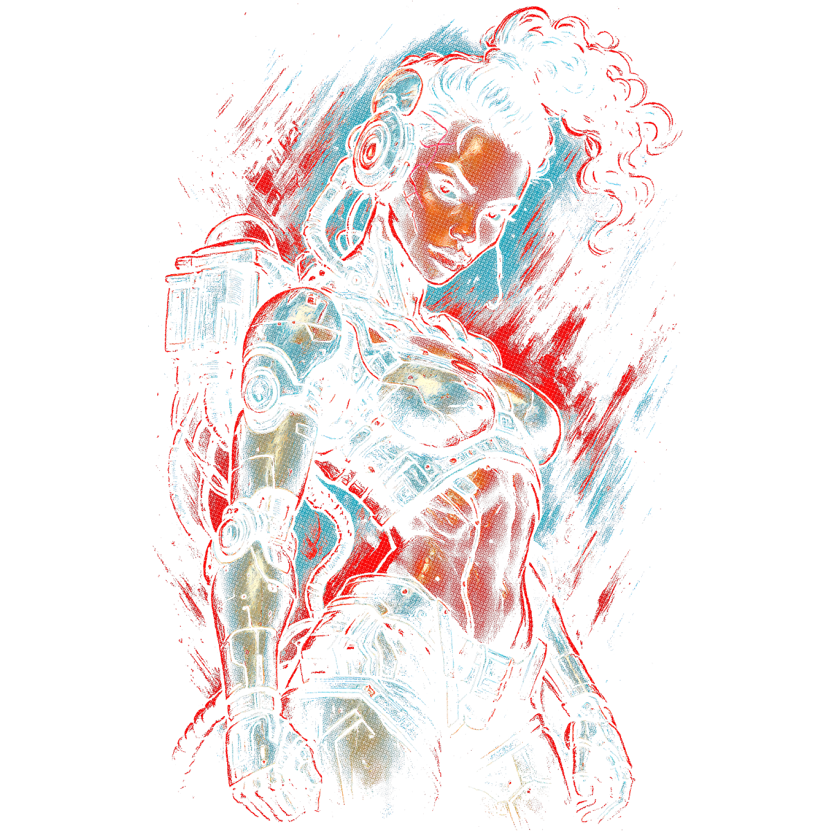 Cyberpunk Very sexy girl